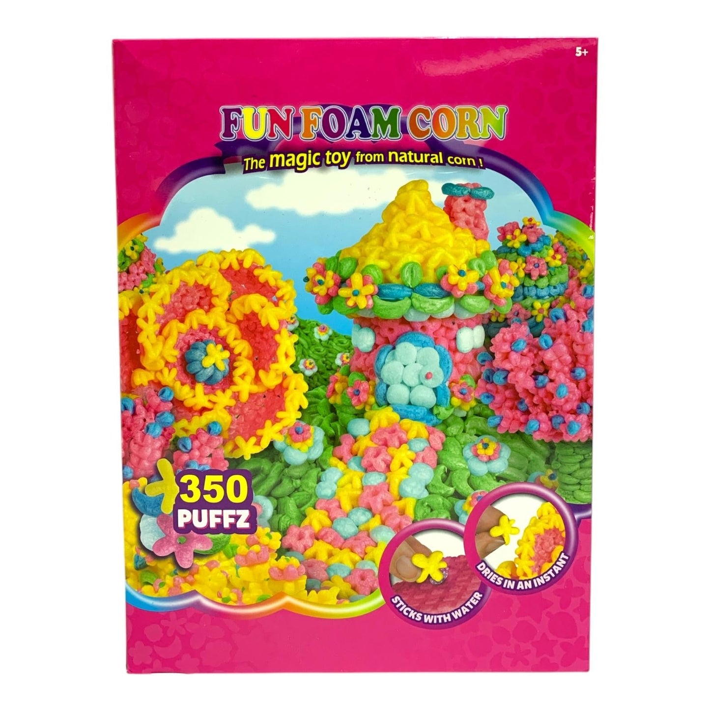 Fun Foam Corn 350 Pcs #1 || لعبة تركيب بف الذرة ٣٥٠ حبة #١
