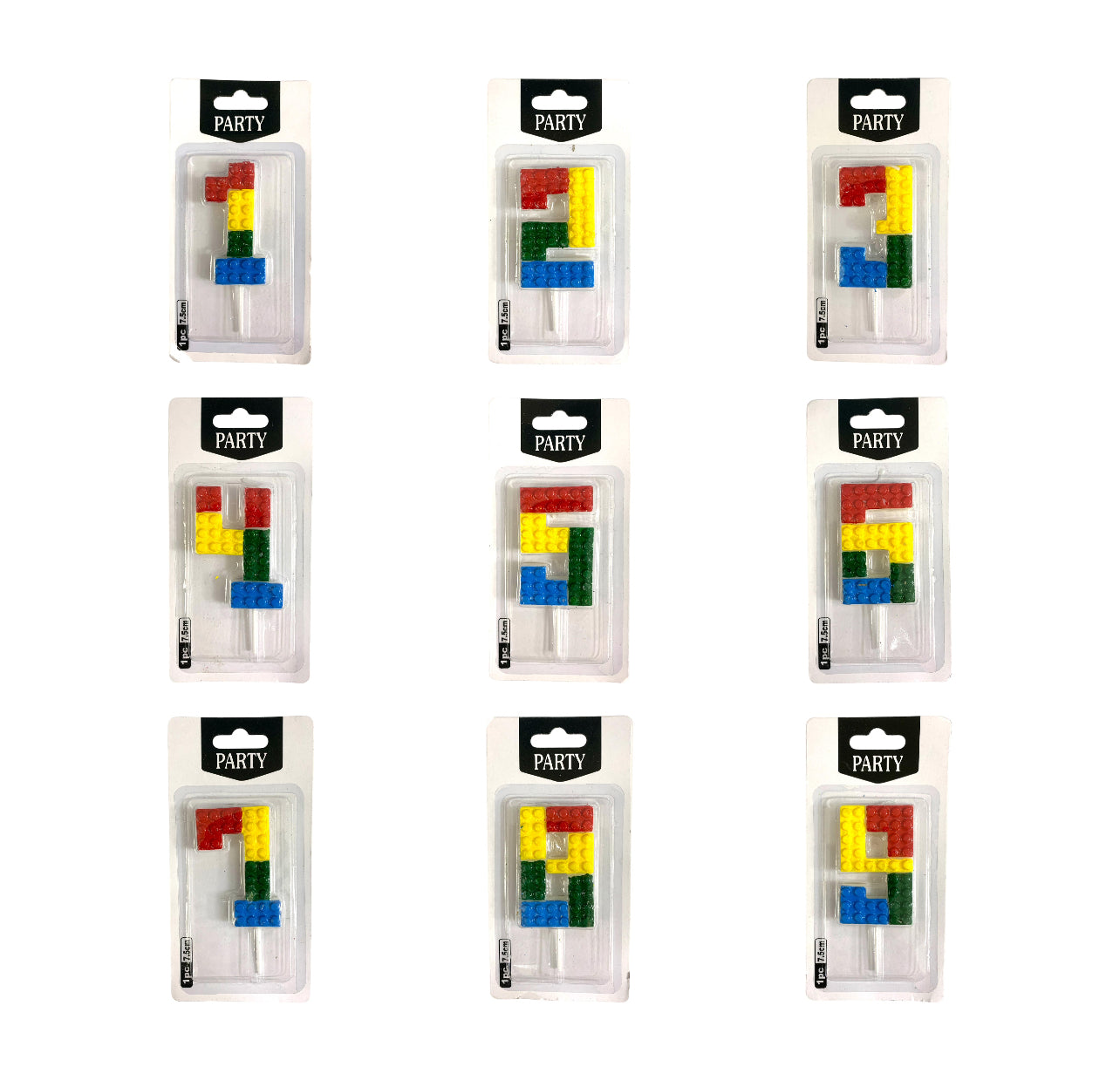 Birthday Candles Lego from 0-9 || شموع اعياد ميلاد موديل ليقو من ٠-٩
