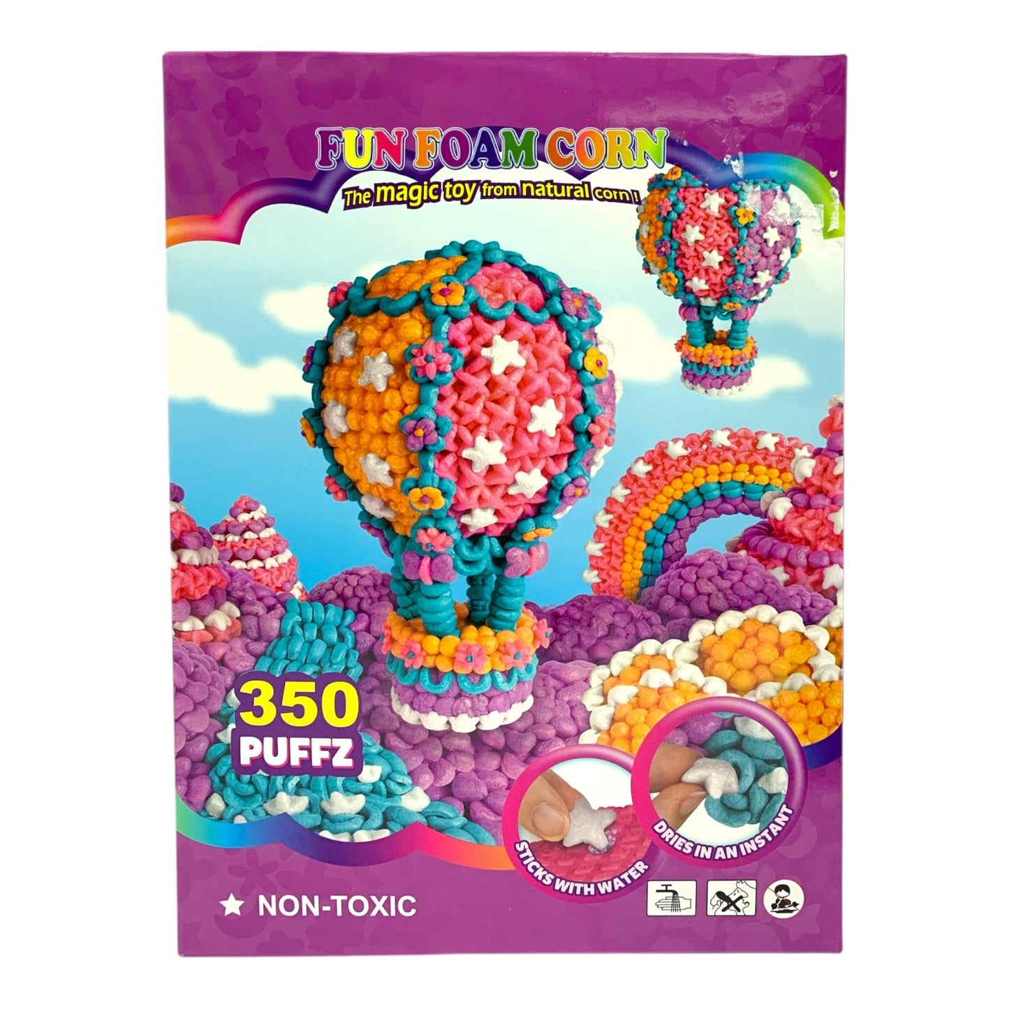 Fun Foam Corn 350 Pcs #2 || لعبة تركيب بف الذرة ٣٥٠ حبة #٢