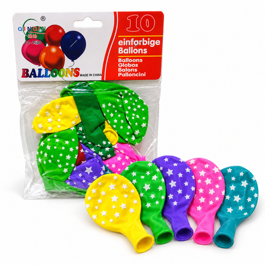 Balloons Stars Printed || بالونات نجوم مطبوعة