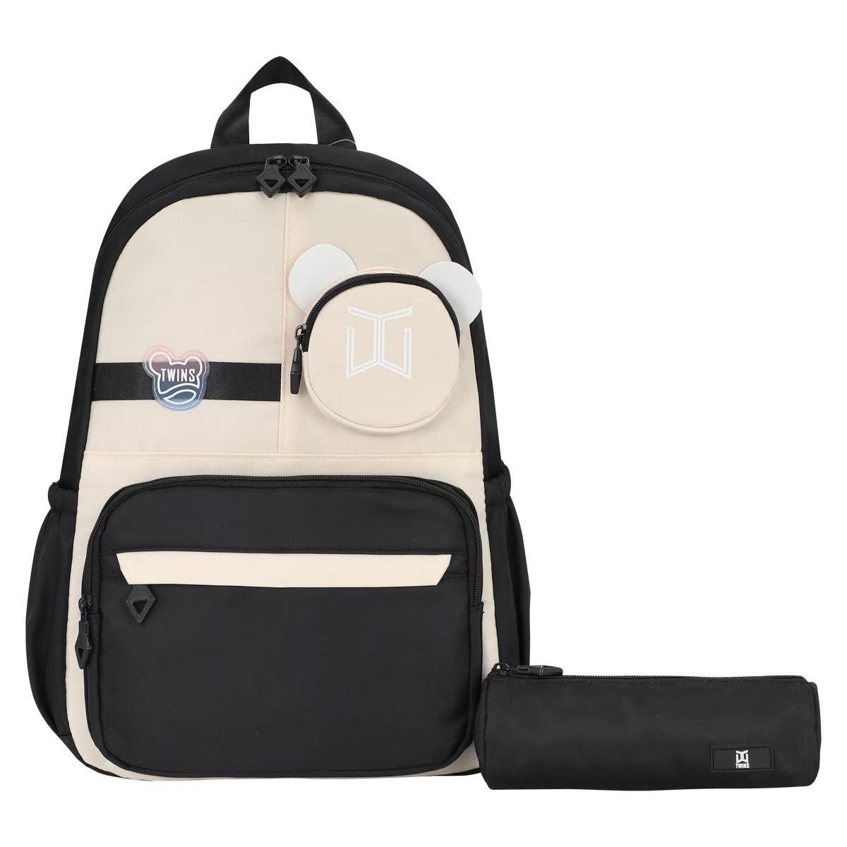 Twins Back to School Backpack Set 2 Pcs #5 || مجموعة العودة الى المدرسة توينز ٢ قطعة جنطة ظهر و مقلمة #5