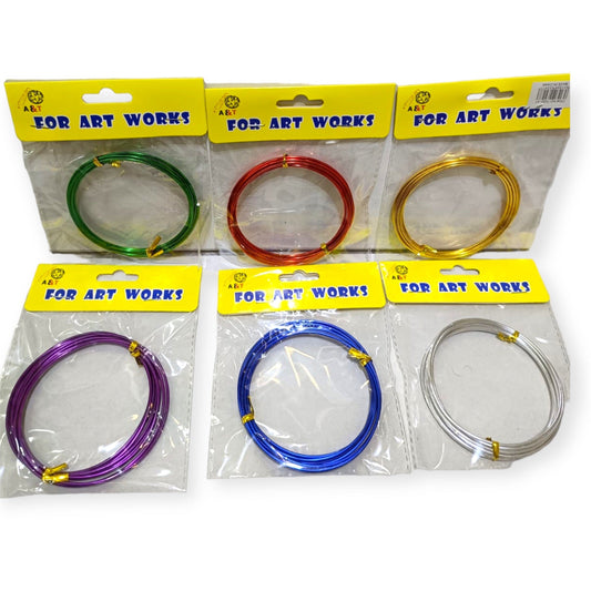 Colored Metal Copper Wire Assorted Colors || سلك معدني  الوان متنوعة