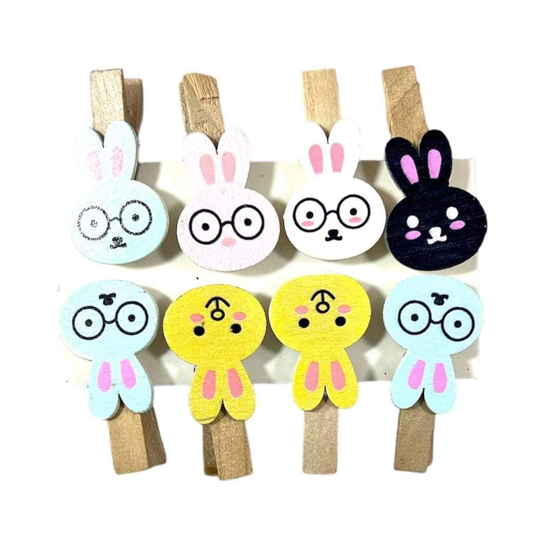 Bunny Wooden Clip || ملاقط خشب شكل ارنب