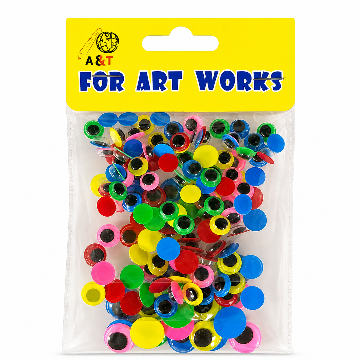 Googly Eyes Mixed Colors and Sizes || عيون بلاستيك الوان و احجام مختلفة