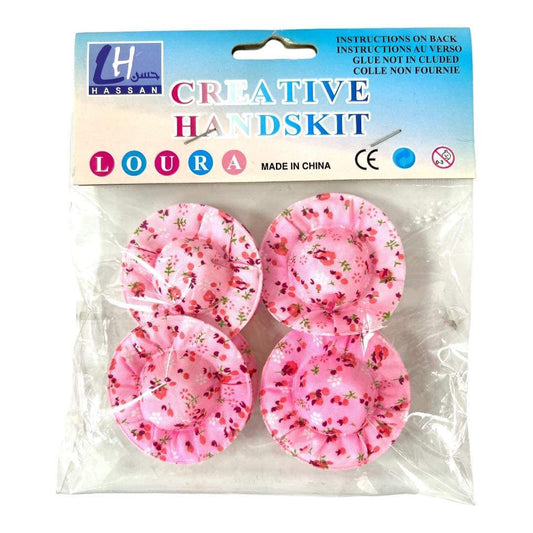 Felt Mini Hats Pink Color || قبعات جوخ صغيرة لون وردي