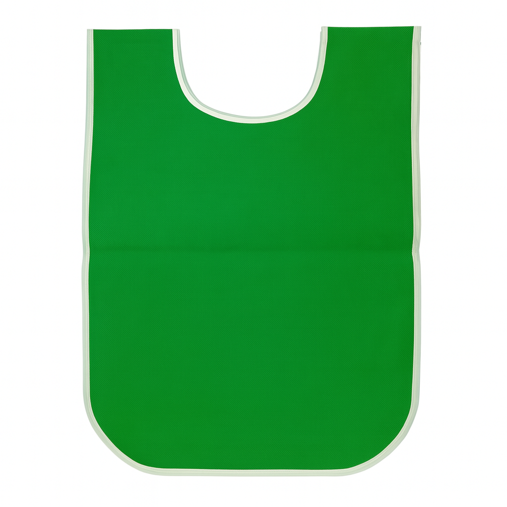 Green Sleeveless Apron for Kids || مريول صدرية رسم للاطفال لون اخضر
