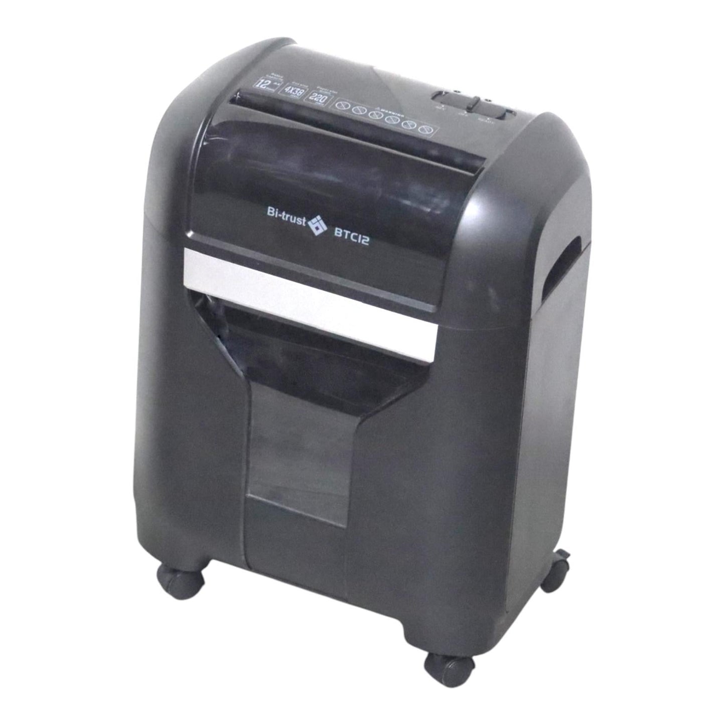 Bi-Trust Paper Shredder BTC12 Crosscut 12 Sheets || فرامة ورق بي ترست كروس كت ١٢ ورقة