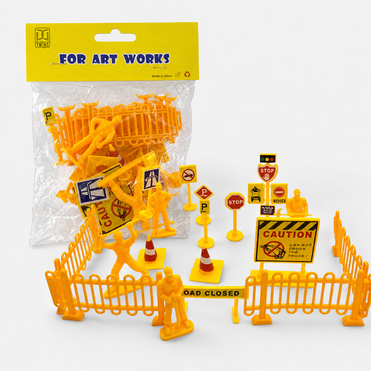 Road Workers Equipment Figures || مجسمات أدوات عمال طرق