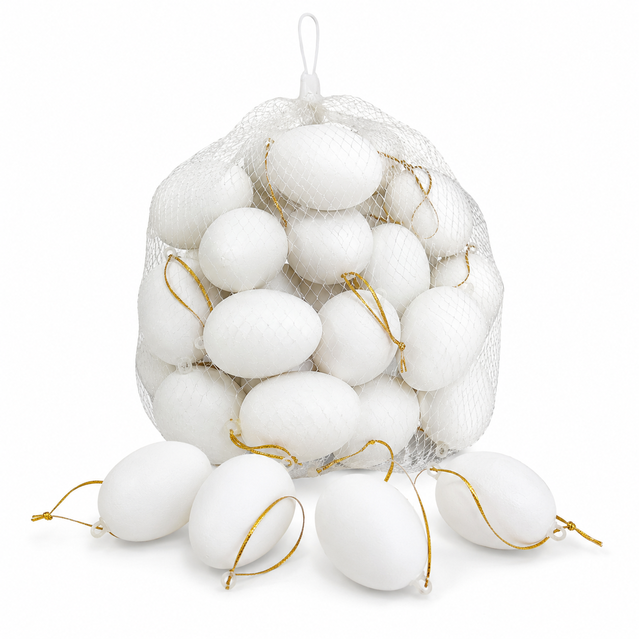 White Egg Pack for Coloring 20 Pcs || بيض ابيض للتلوين 20 حبة