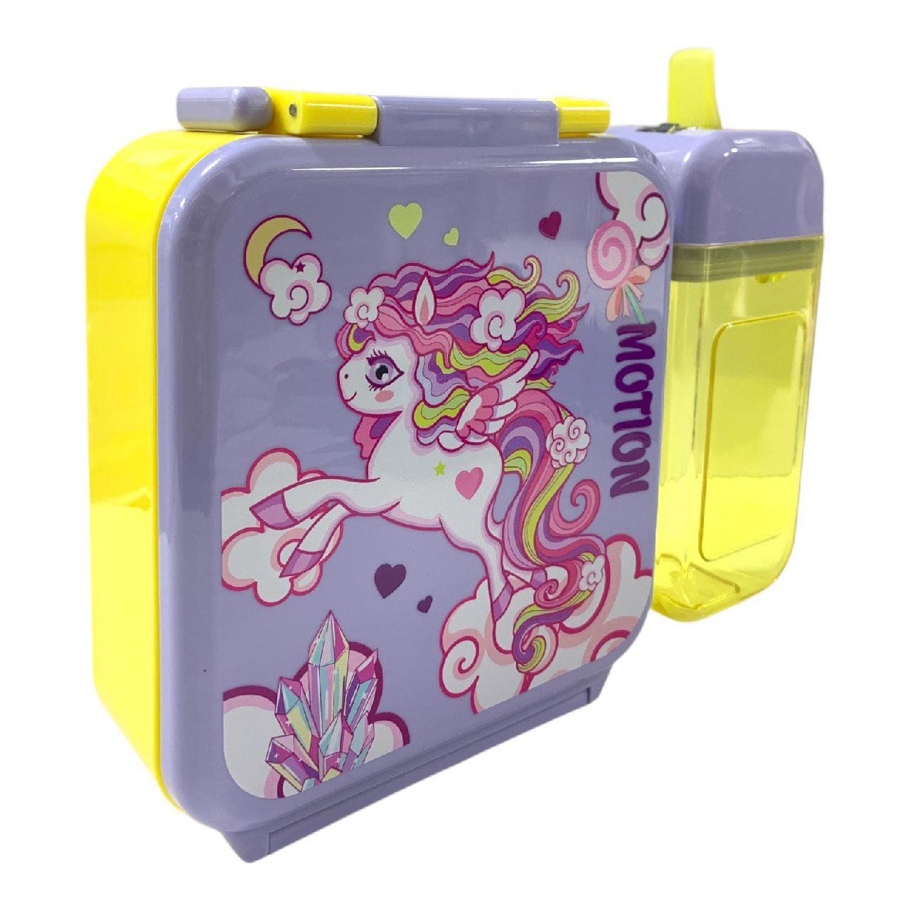 Unicorn Lunchbox Set with Bottle || مجموعة علبة غداء يونيكورن مع زجاجة