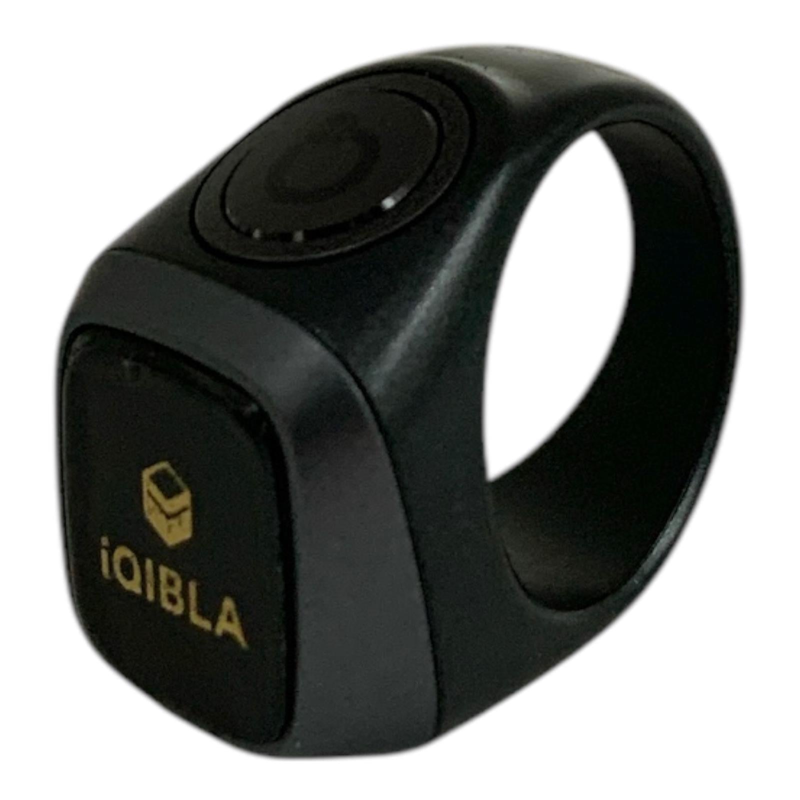 Zikr Ring Smart Tasbih Counter Black Grey || خاتم تسبيح ذكي الكتروني لون اسود رمادي