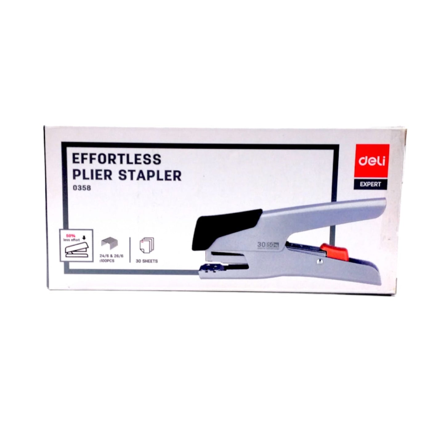Deli Effortless Plier Stapler 0358 ||دباسة ديلي ٠٣٥٨