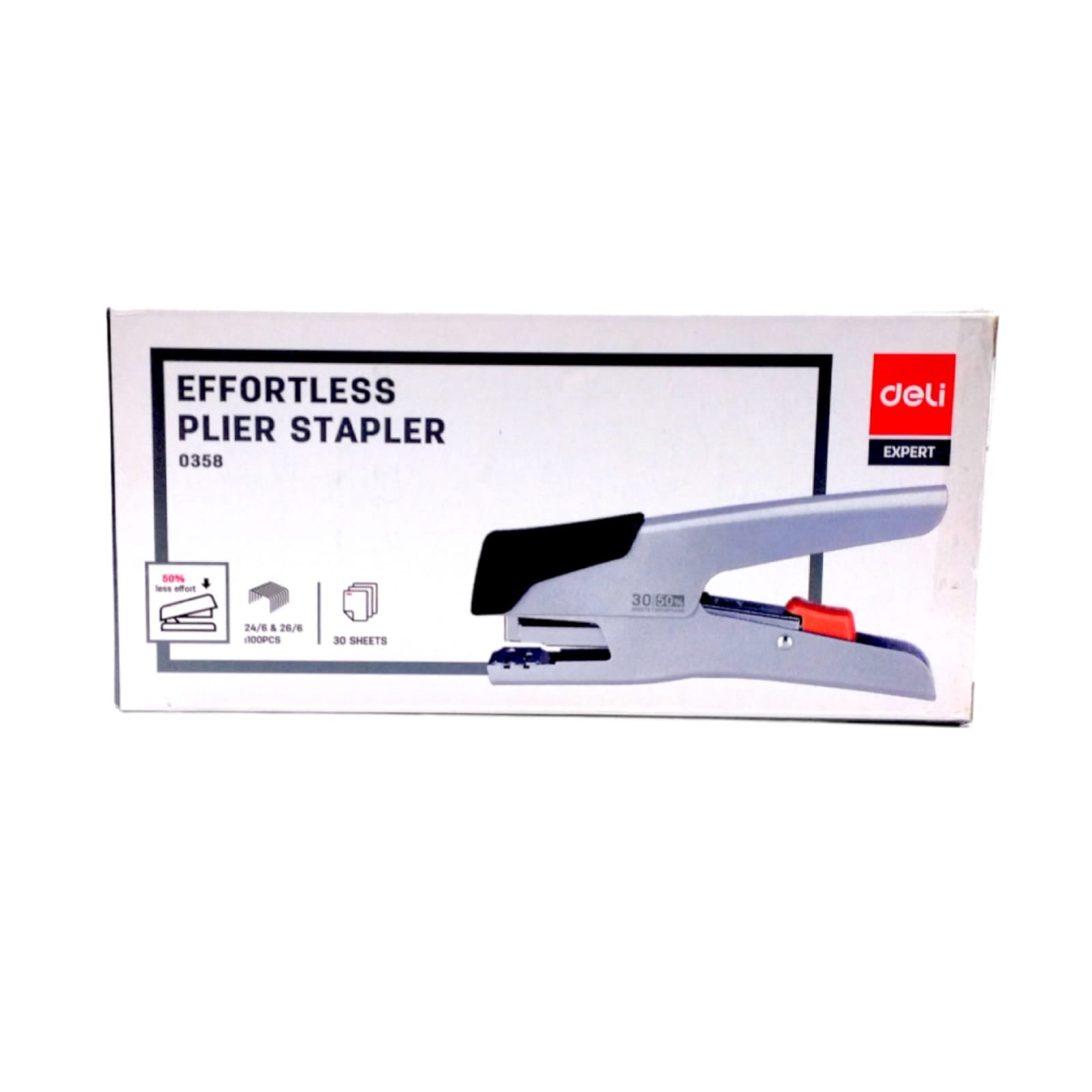 Deli Effortless Plier Stapler 0358 ||دباسة ديلي ٠٣٥٨