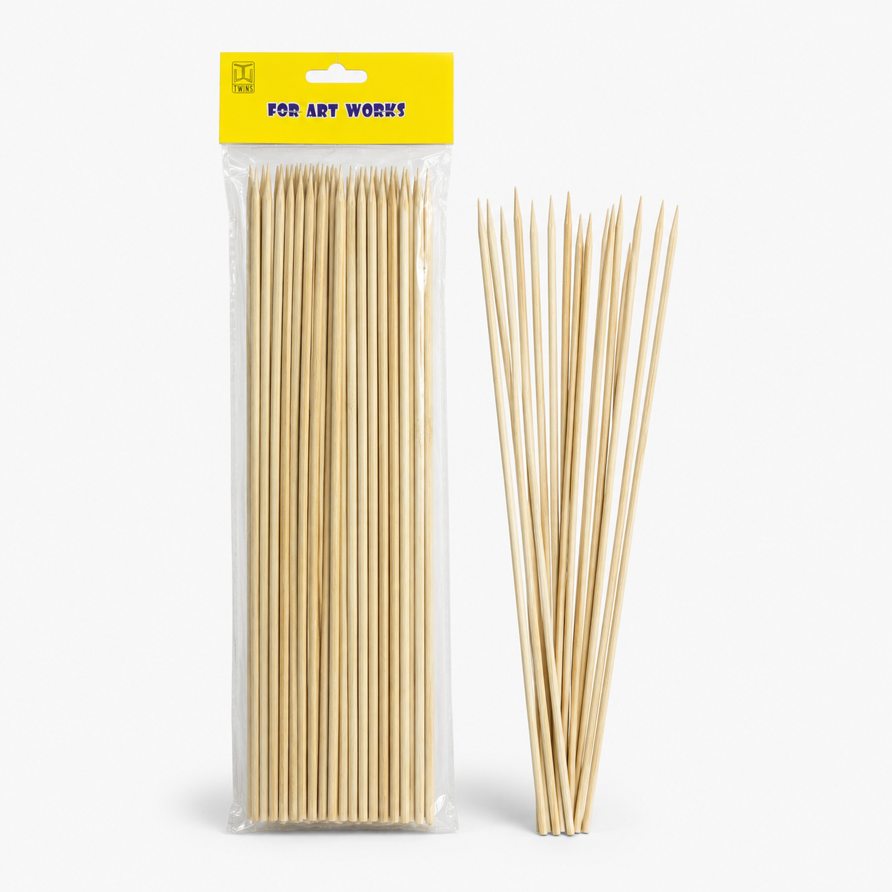 Wood Sticks Pointed Edge 40 Cm || اعواد خشب مدبب 40 سم