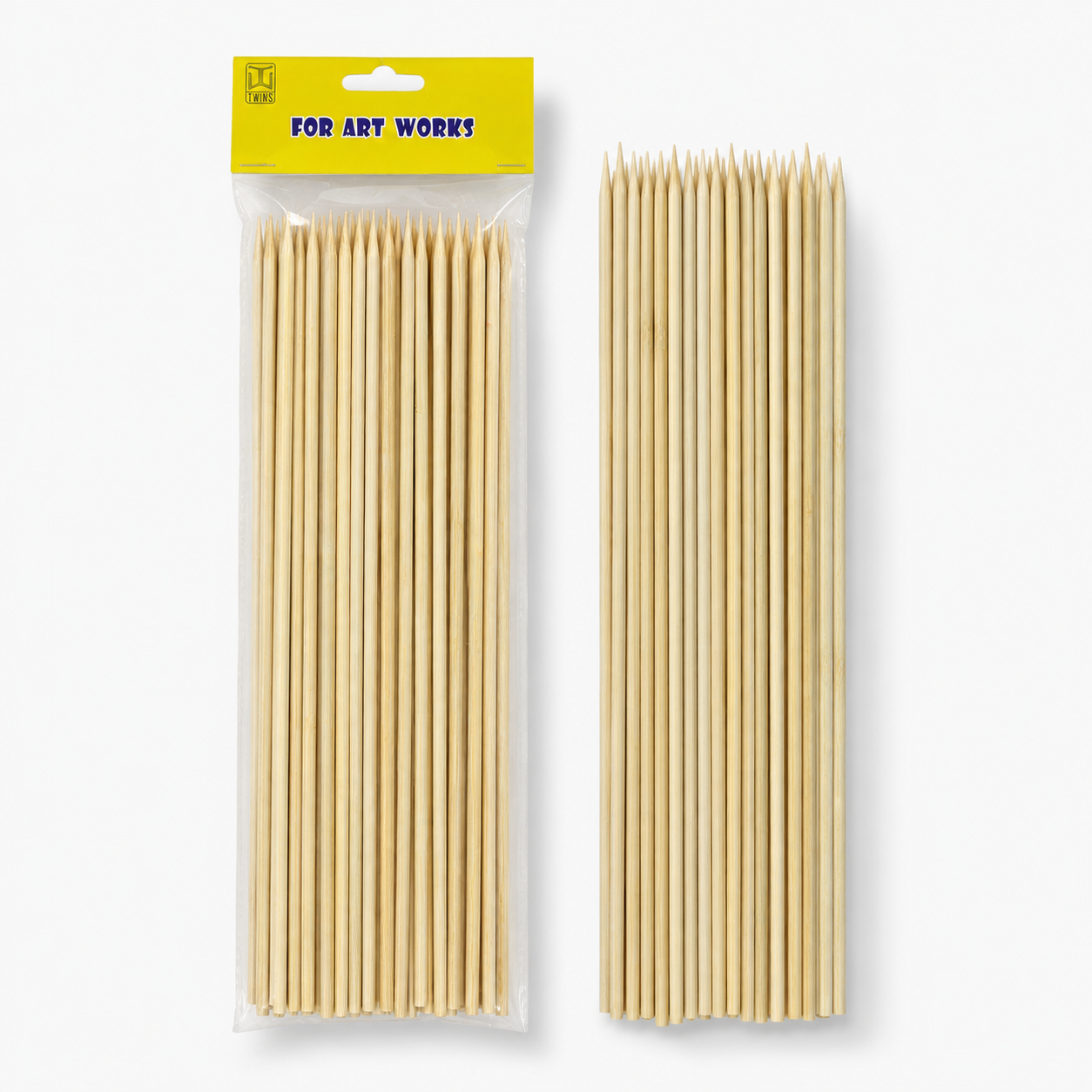 Wood Sticks Pointed Edge 30 Cm || اعواد خشب مدبب 30 سم
