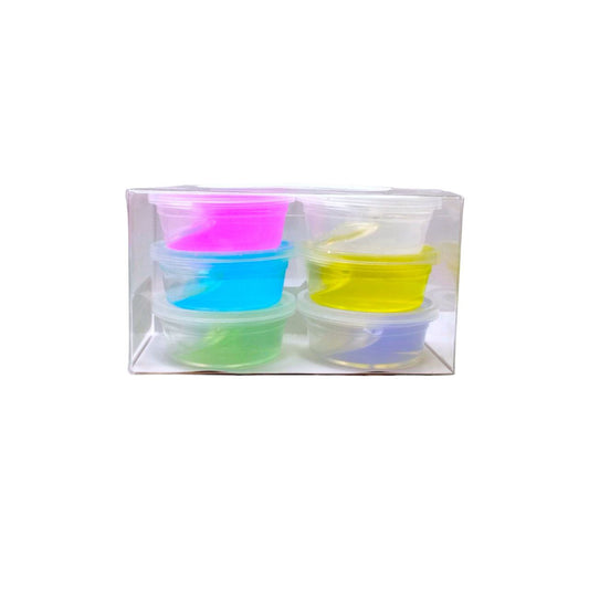 Crystal Clay 6 Colors || سلايم كريستال ٦ لون