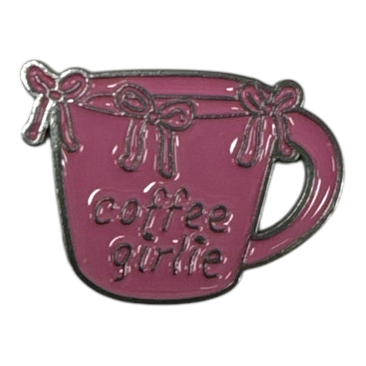 Coffee Girlie Sticker Metal || ستيكر تلفون حديد كوفي جيرلي