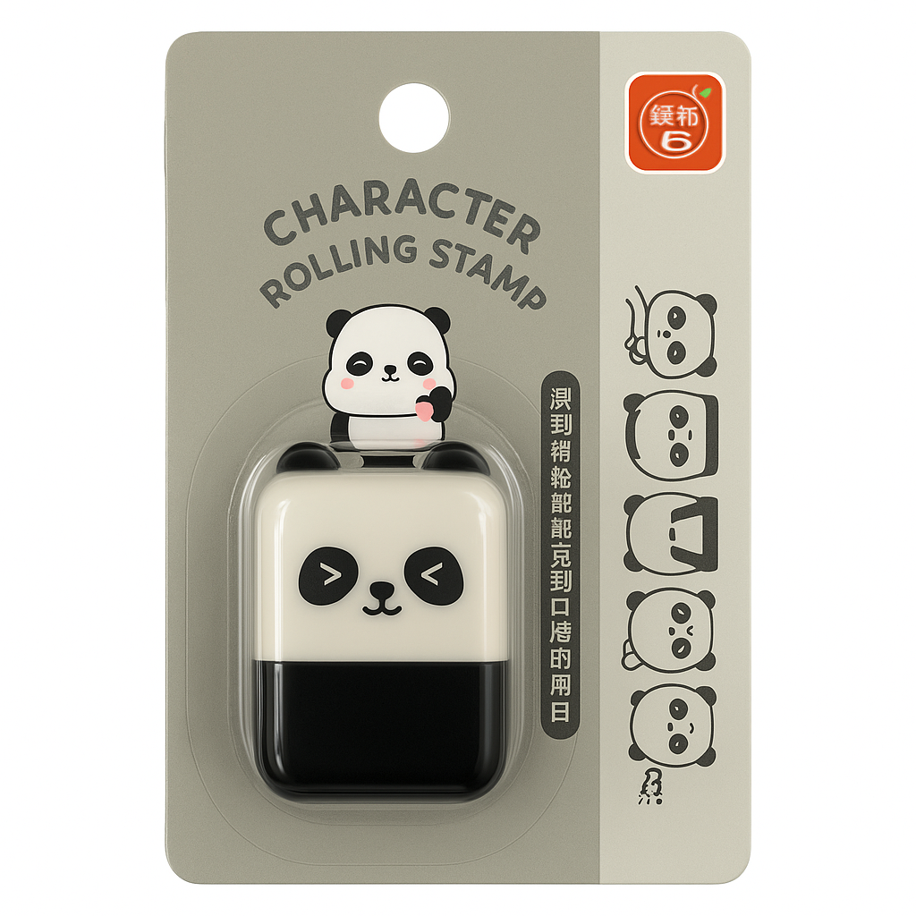 Panda Rolling Stamp || ختم رول للاطفال شكل باندا