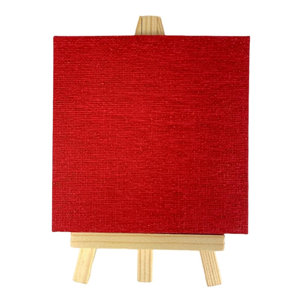 Colored Canvas Set 10 x 10 cm 24 pcs || مجموعة لوحات رسم كانفاس ملون ١٠ سم ٢٤ حبة