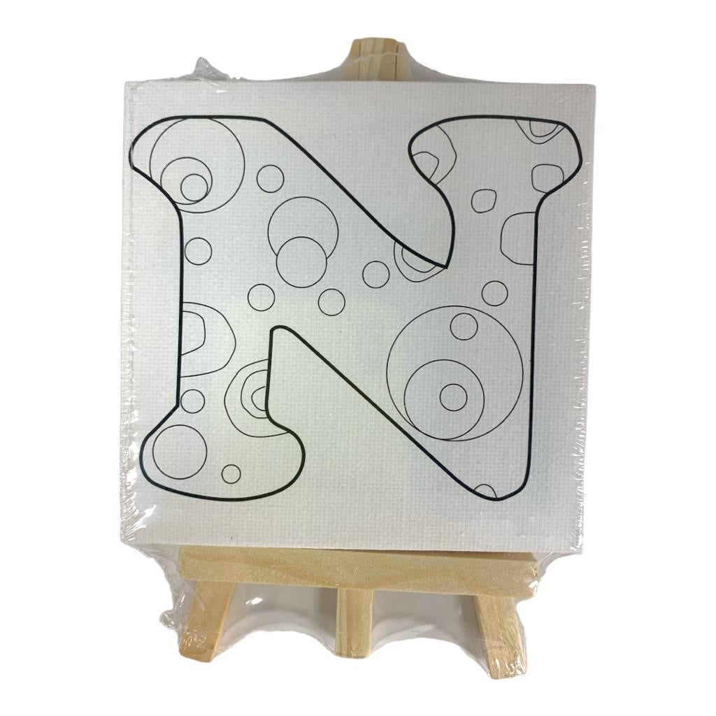 English Alphabet Printed Canvas 10 x 10 cm 27 pcs Set || مجموعة لوحات رسم كانفاس احرف انجليزية ١٠*١٠ سم ٢٧ حبة