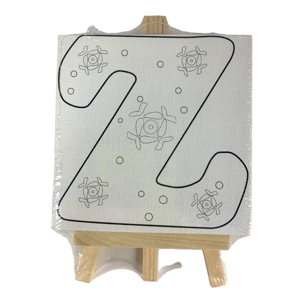 English Alphabet Printed Canvas 10 x 10 cm 27 pcs Set || مجموعة لوحات رسم كانفاس احرف انجليزية ١٠*١٠ سم ٢٧ حبة