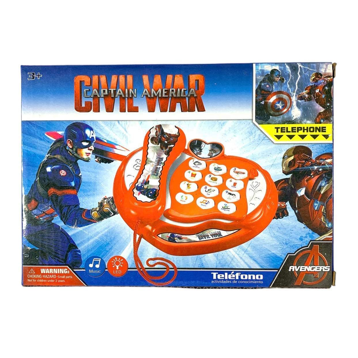 Captain America Phone Toy || لعبة التلفون شكل شخصية كابتن اميريكا