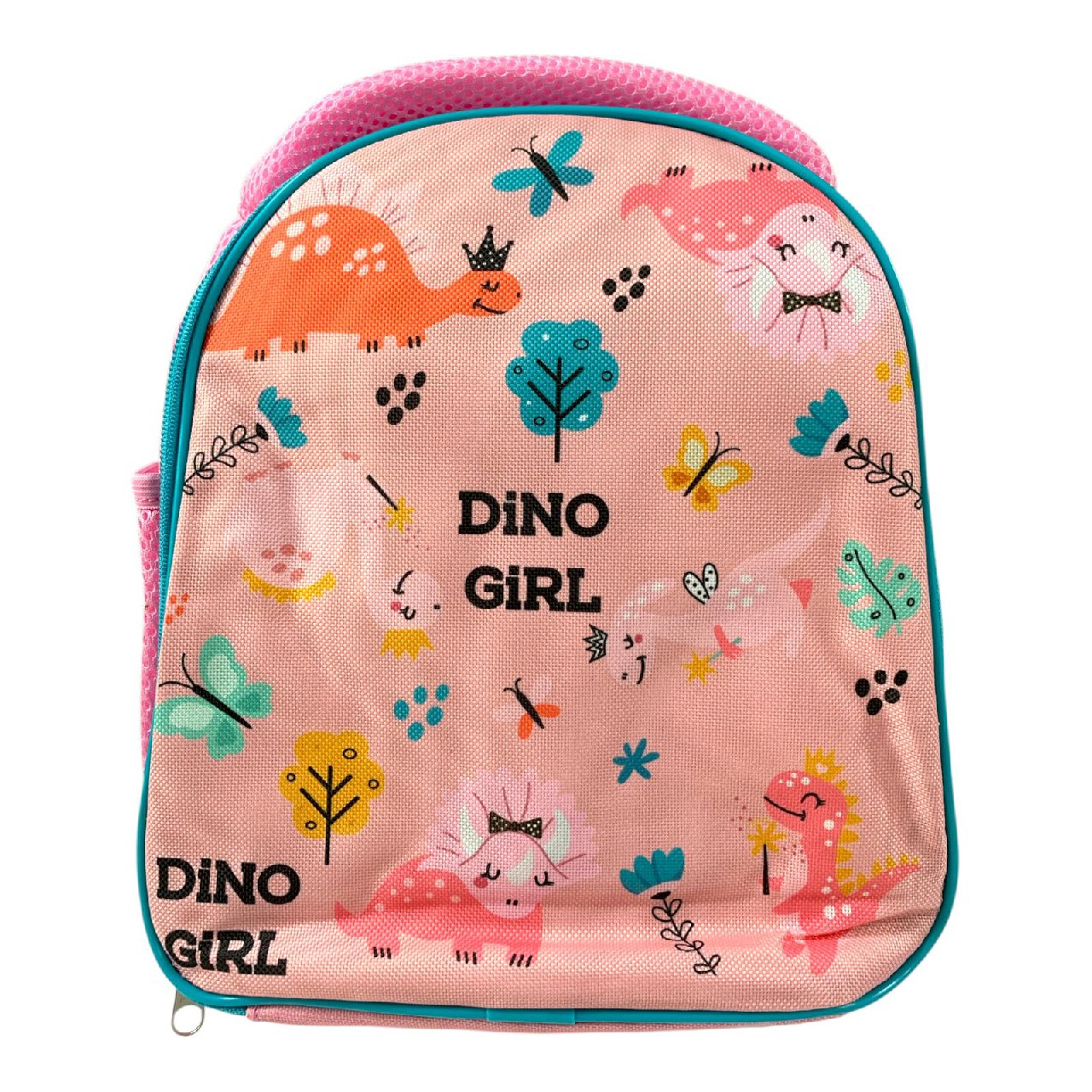 Dino Girl Kids Backpack - Cute Dinosaur Design || حقيبة ظهر للأطفال بتصميم ديناصور لطيف