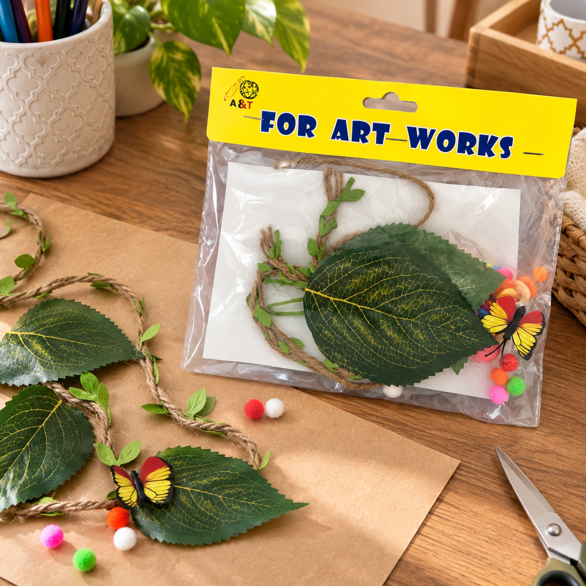 A&T Diy Tree Leaves || مجموعة اوراق شجر اشغال يدوية