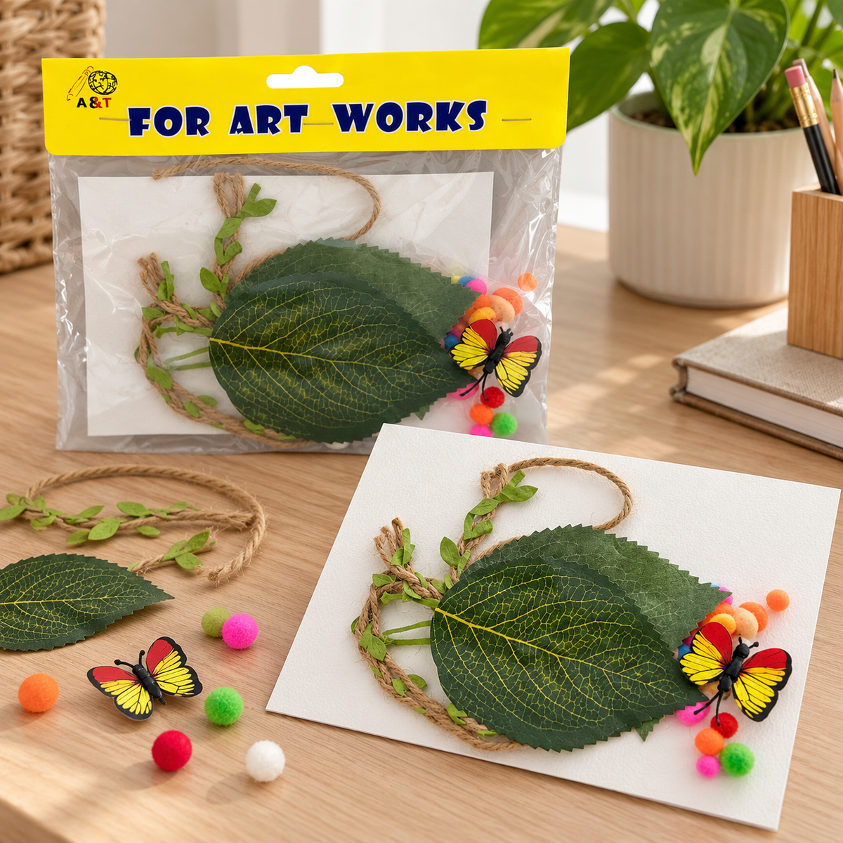 A&T Diy Tree Leaves || مجموعة اوراق شجر اشغال يدوية