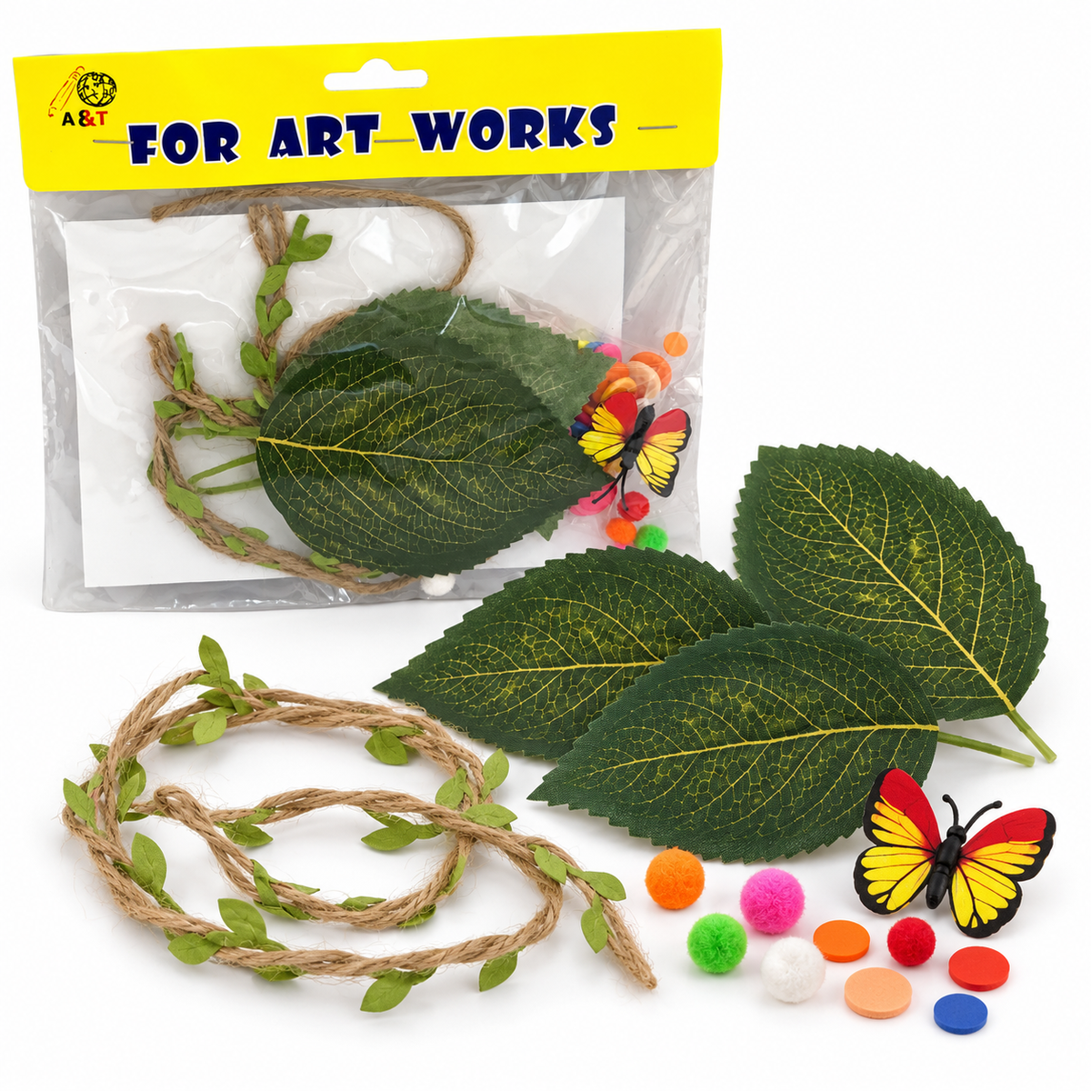 A&T Diy Tree Leaves || مجموعة اوراق شجر اشغال يدوية