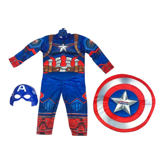 Kids Costume Captain America || لبس اطفال كابتن امريكا