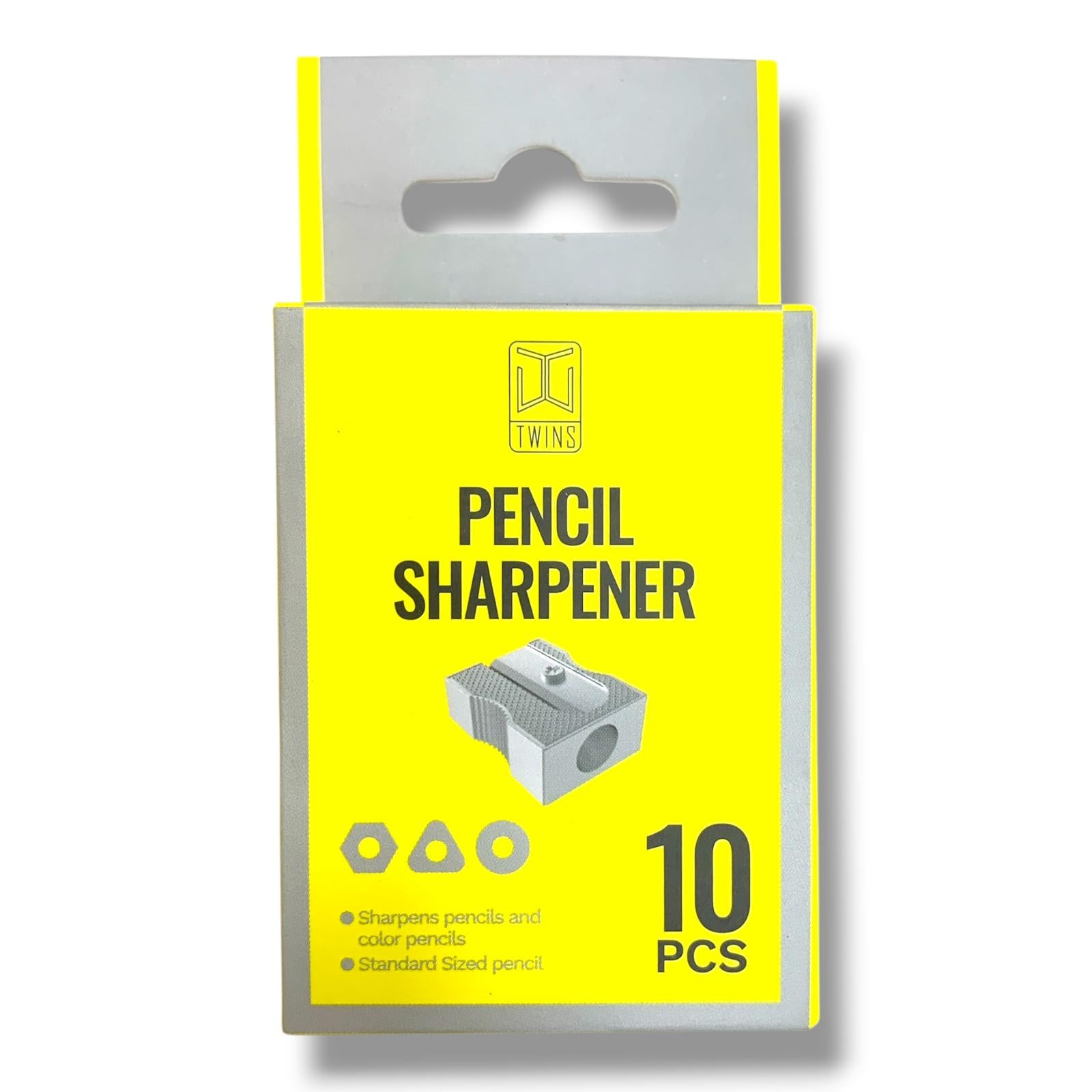 Twins Pencil Sharpener Pack 10 Pcs || باكيت برايات توينز 10 حبة