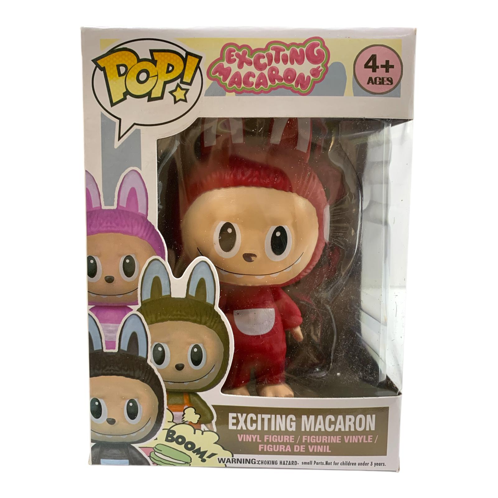 Labubu Pop Exciting Macaroon Red || لعبة لابوبو بوب بوكس لون احمر