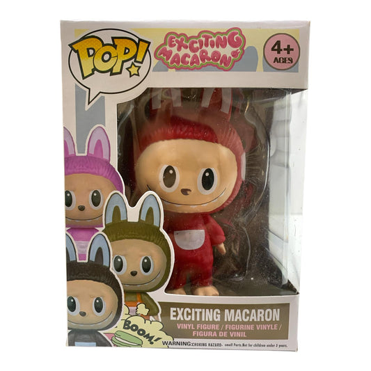 Labubu Pop Exciting Macaroon Red || لعبة لابوبو بوب بوكس لون احمر