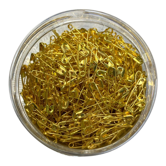 Safety Pin 19 mm DL2292 || علبة دبابيس ١٩ مم لون ذهبي