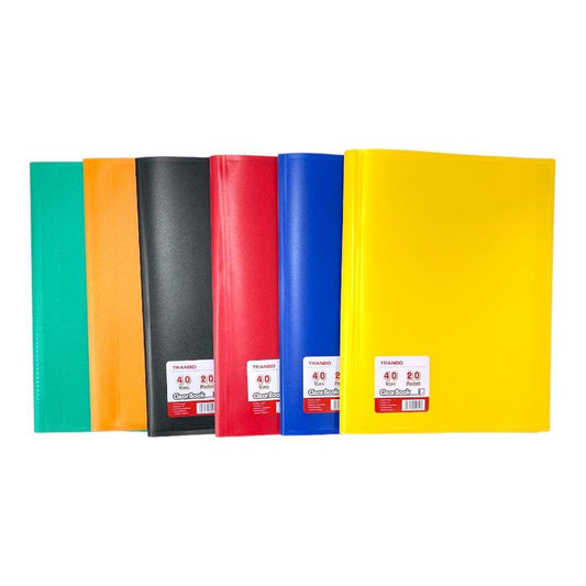 A&T Pocket File 20 Pockets Assorted Colors || ملف جيوب اي اند تي ٢٠ جيب الوان متنوعه