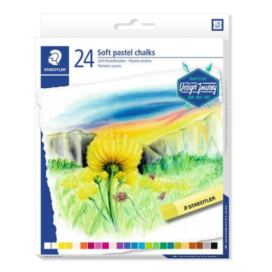 Staedtler Soft Pastel Chalks 24 Colors || الوان سوفت باستيل ستدلر ٢٤ لون
