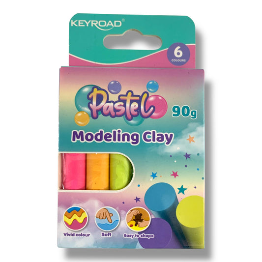Keyroad Pastel Modeling Clay 90g || طين صلصال كي رود الوان باستيل ٩٠ جرام