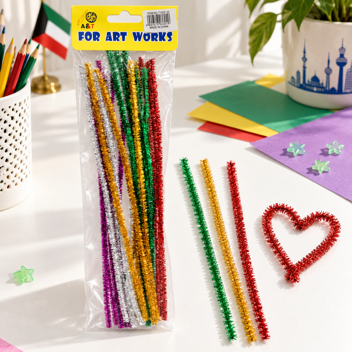 Glitter sticks #1 || اعواد زري للاشغال الفنية #1
