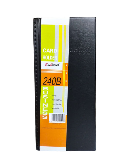 Card Holder 240 Pockets || ملف حافظ كروت بزنس كارد ٢٤٠  جيب⁩