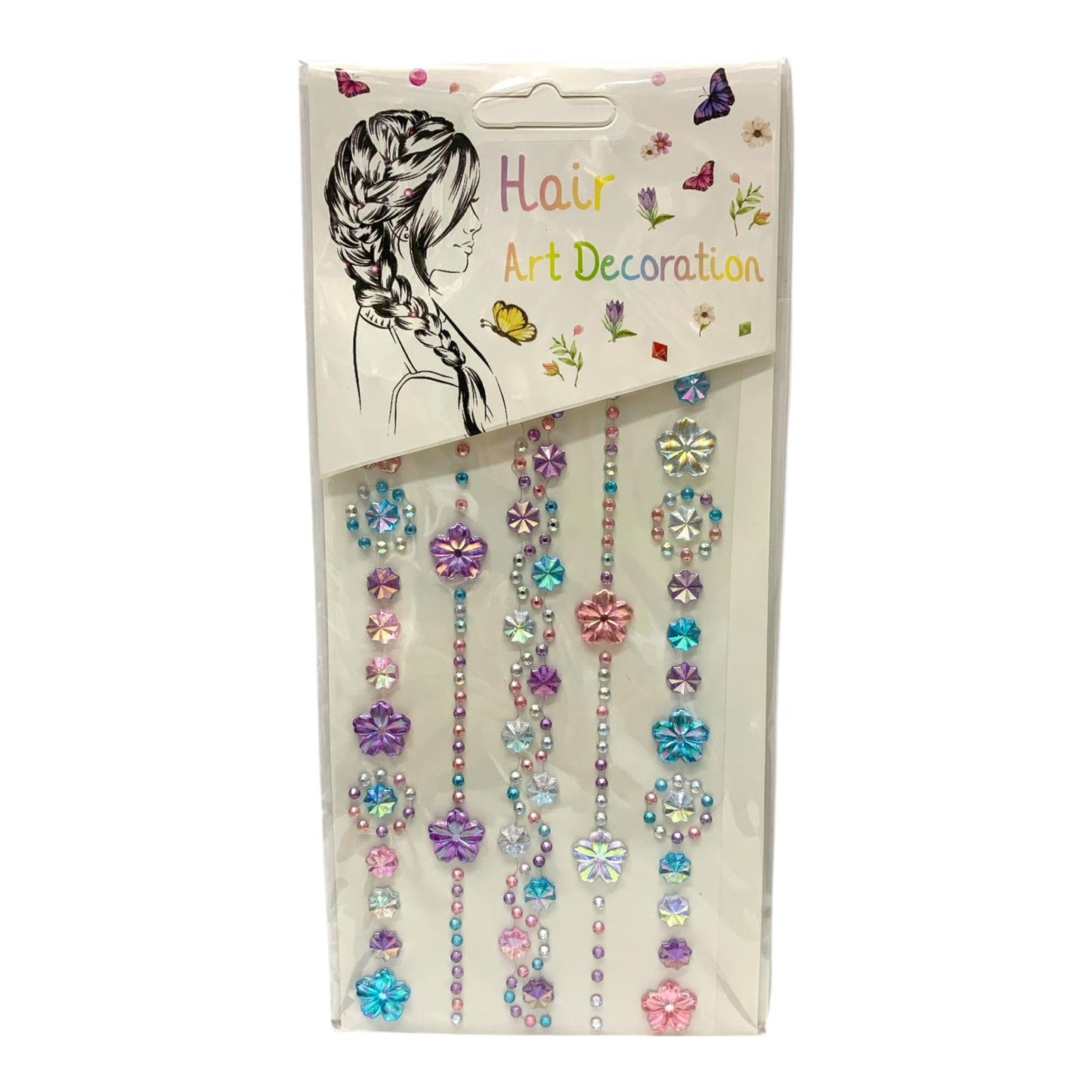 Hair Art Decoration Model Stickers #13 || ستيكرات فنية للشعر موديل رقم #13