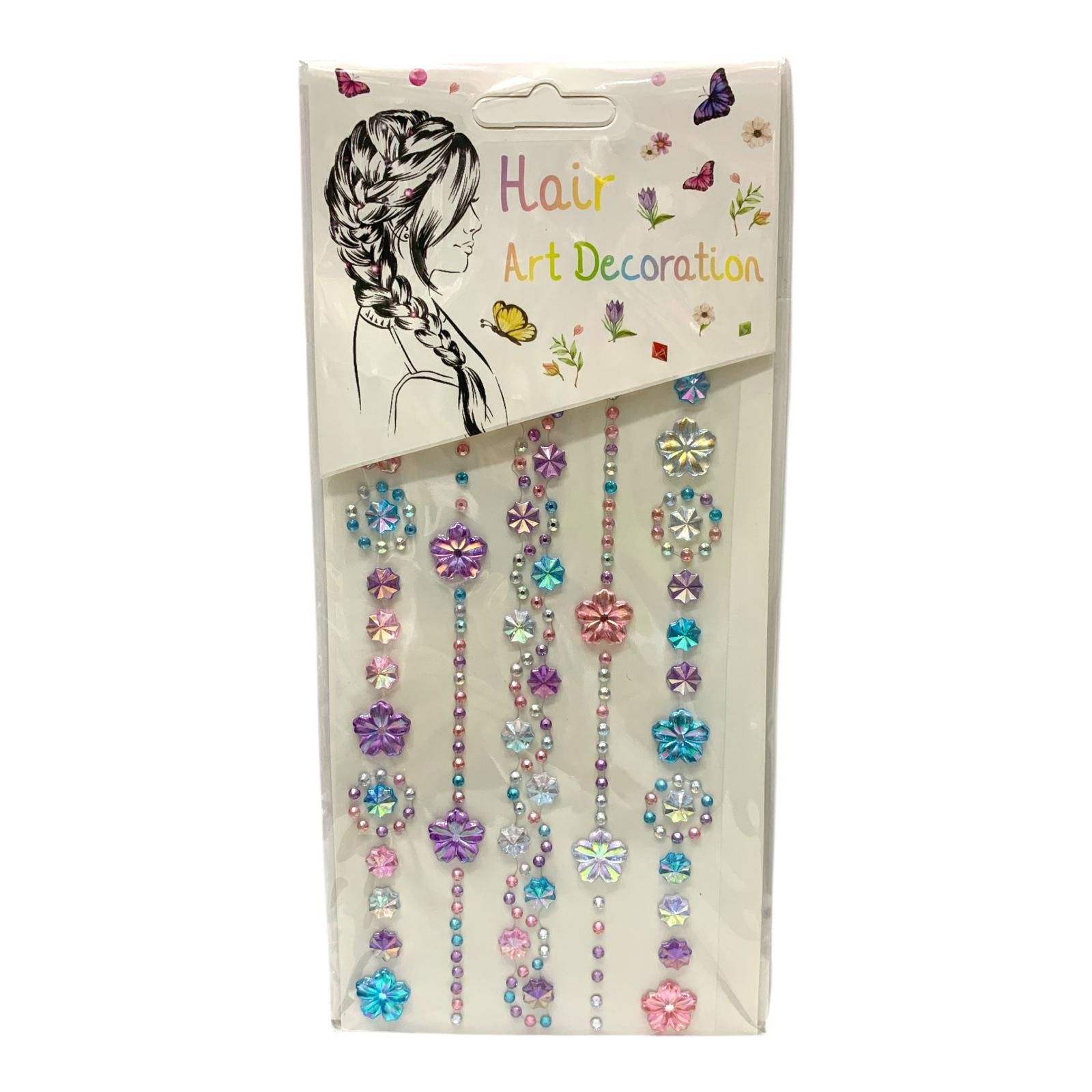 Hair Art Decoration Model Stickers #13 || ستيكرات فنية للشعر موديل رقم #13