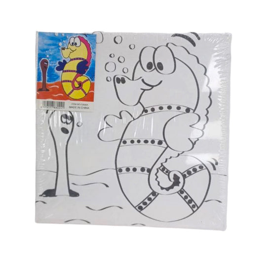 Canvas 20*20 cm Seahorse || كانفاس ٢٠*٢٠ سم حصان البحر
