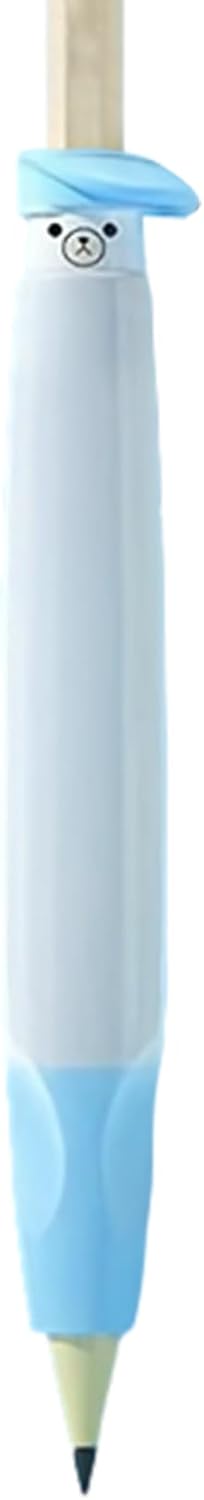 Silicone Hand Writing Aid Pencil Holder For Kids Blue Color || مسكة قلم كاملة للاطفال لون ازرق