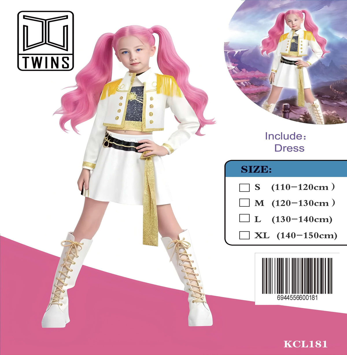Original supplier packaging – KCL181