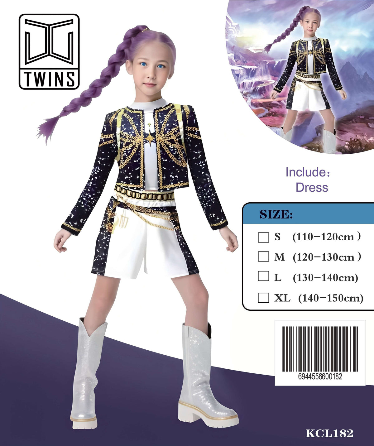 Original supplier packaging – KCL182