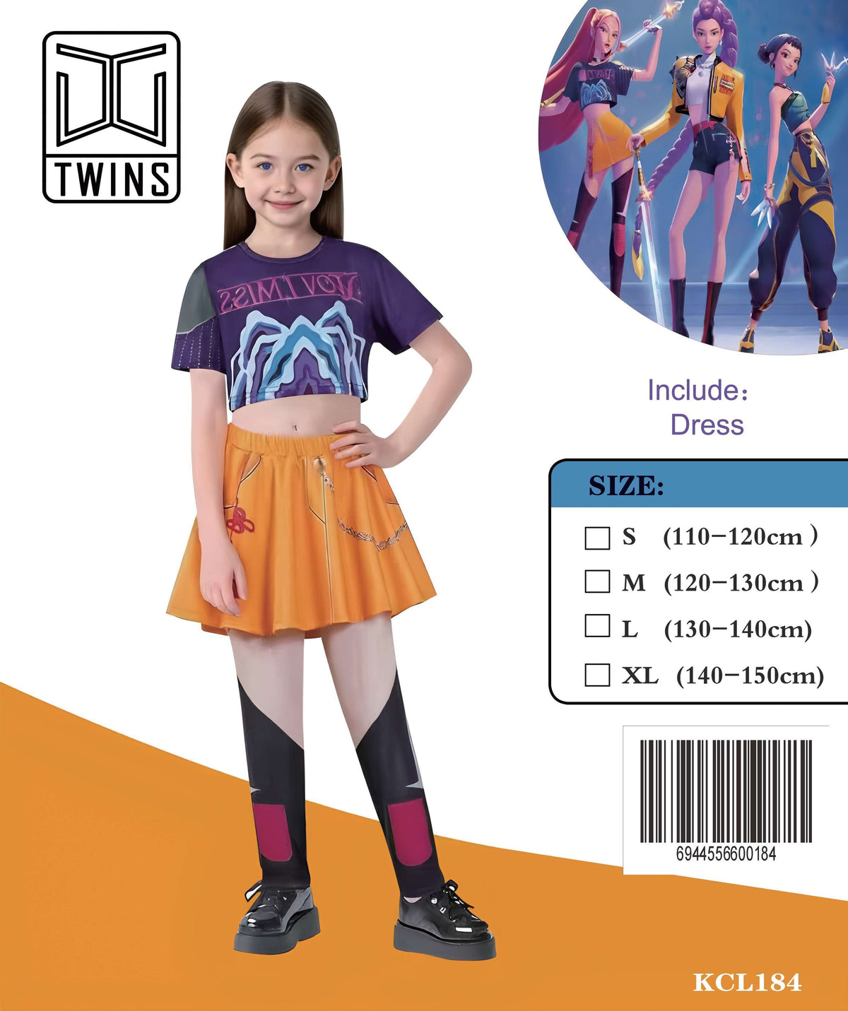 Original supplier packaging – KCL184