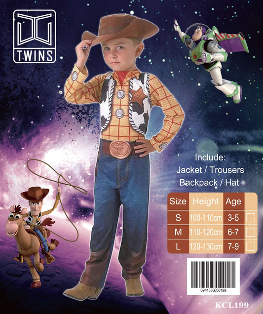 Cowboy Costume with Printed Vest and Hat || زي راعي البقر مع صديري مطبوع وقبعة — supplier reference