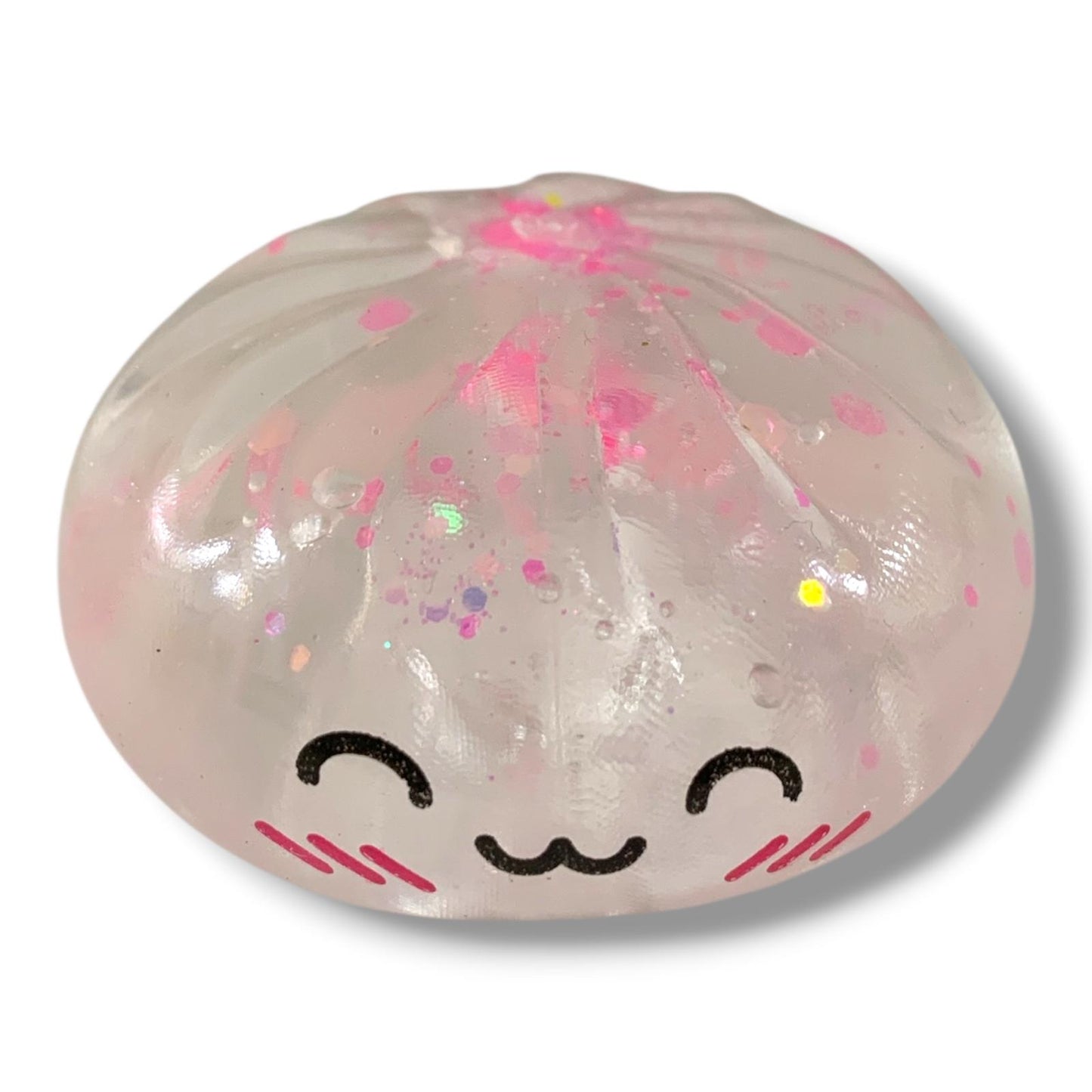 Transparent Mini Dumpling Sugar Edition Squishy || دامبلغ شفاف حجم ميني صغير 