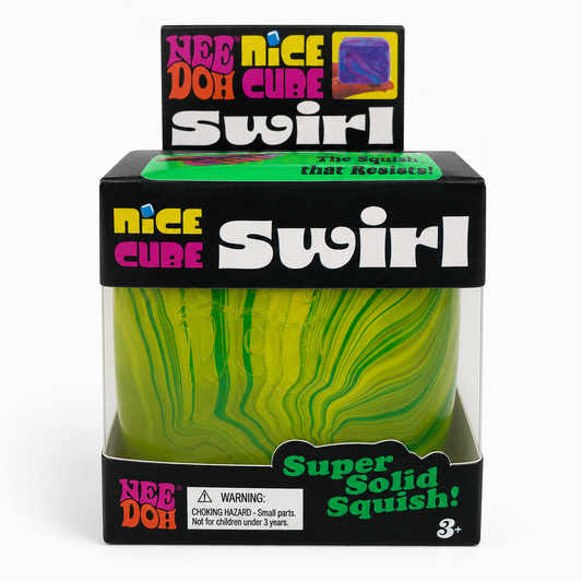 Needoh Nice Cube Swirl Green || نيدو مكعب سويرل اخضر